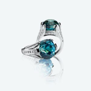 Two Green Blue Turquoise